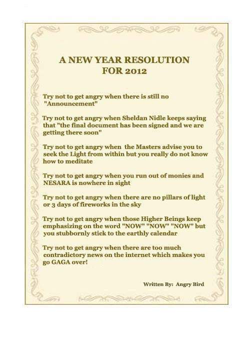 2012 Resolution